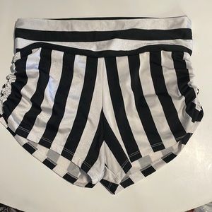 Burning man shorts stripped
